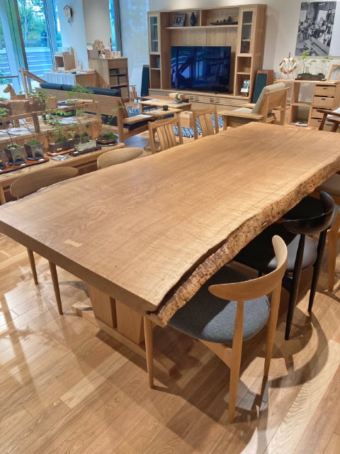 イチョウ 銀杏 ダイニングテーブル 一枚板 DIY DIY材料 板 - 机/テーブル